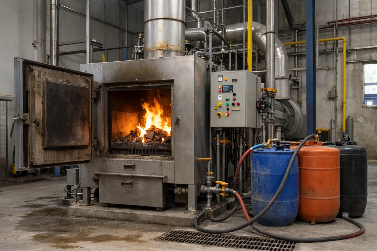 Incinerators fuelled by Poly-Fuel