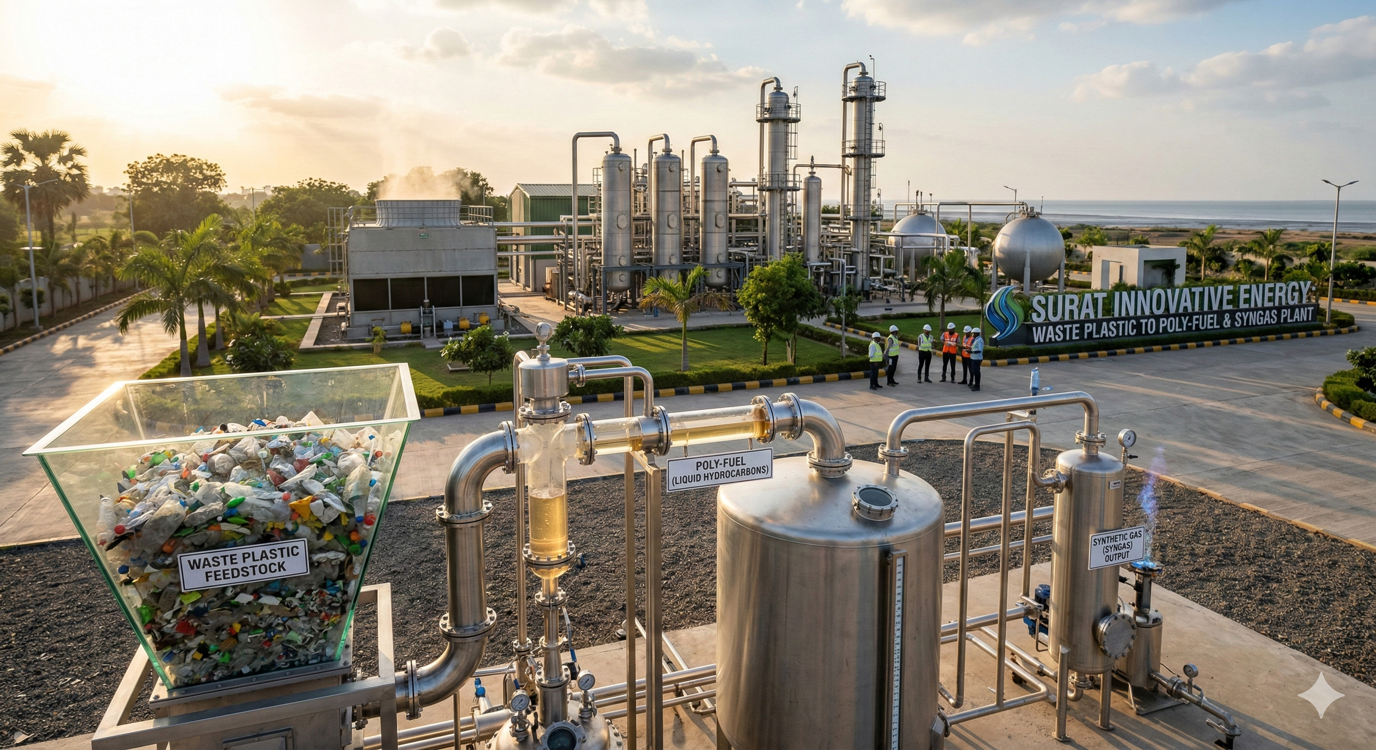 Synthetic gas from TCD process